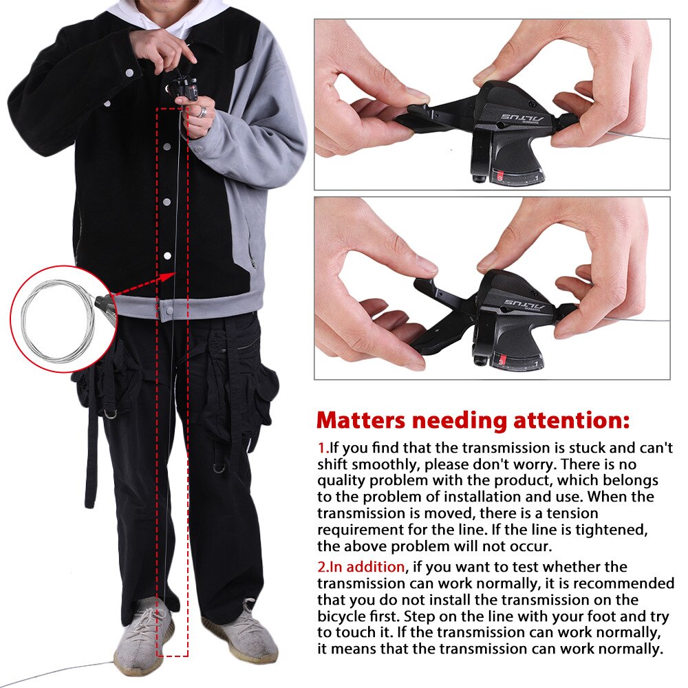 ALTUS SL-M370 zmiennokształtny mega 9 napęd pociąg 3x9 prędkości MTB wioślarz przesunięcie zestaw dźwigni przerzutka rowerowa części Dropship