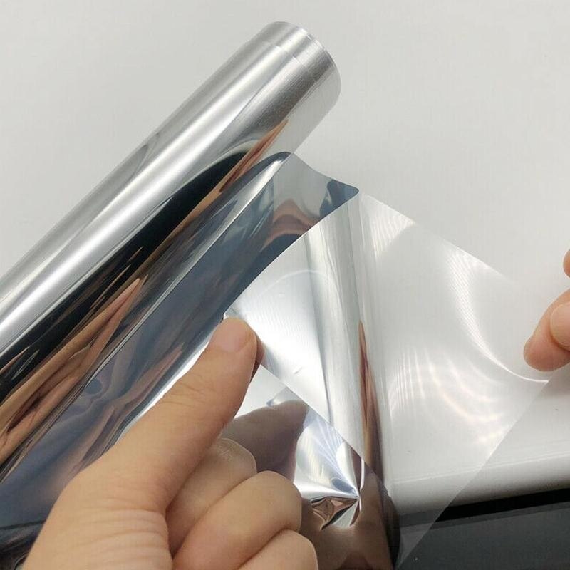 One Way Window Film Sticker Mirror Effect Protecting Reflective Control Prevent Uv Window Heat Anti-voyeur Sticker S4U3