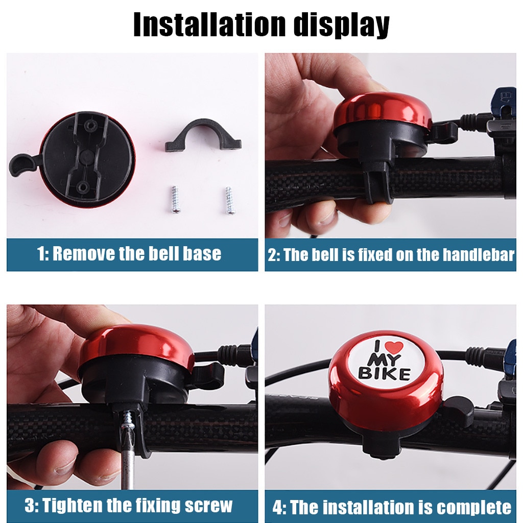 Aluminum Alloy Bicycle Bell Aluminum Mini Bicycle Bell Ring Mtb Bike Cycling Safty Handlebar Bell Alarm#50