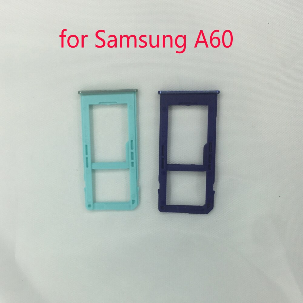Telefon Nano SIM Karte Tablett Für Samsung A10 A20 A30 A40 A50 A60 A70 Galaxis A80 A90 Original Schwarz Mikro SD Karte Adapter Halfter