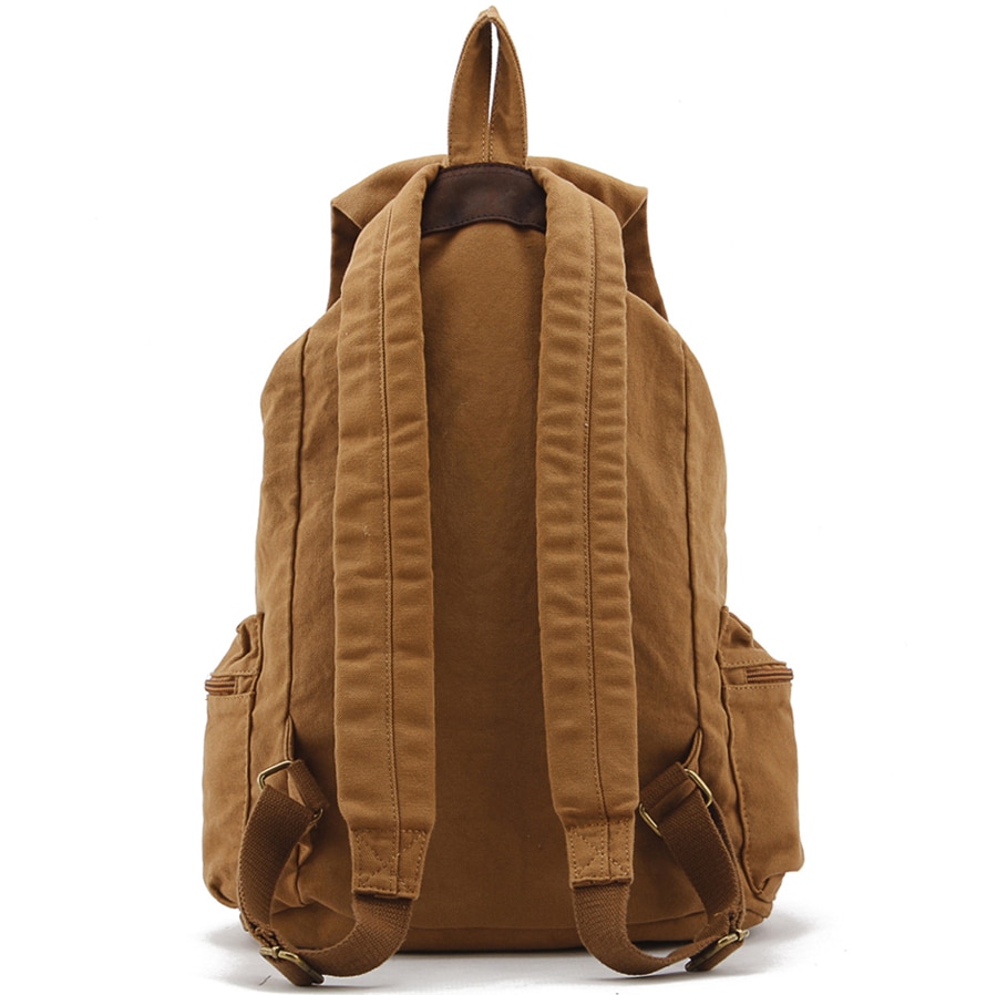 Vintage Rugzak Lederen Schoudertassen Mannen/Vrouwen Rugzak schooltas Unisex Rugzak Casual Canvas Reistassen