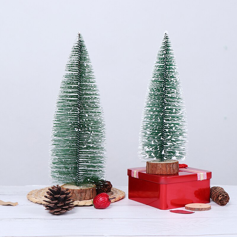 Hermosa mesa árbol de Navidad decoración Festival miniatura Navidad Pino árbol pequeño árbol de Navidad