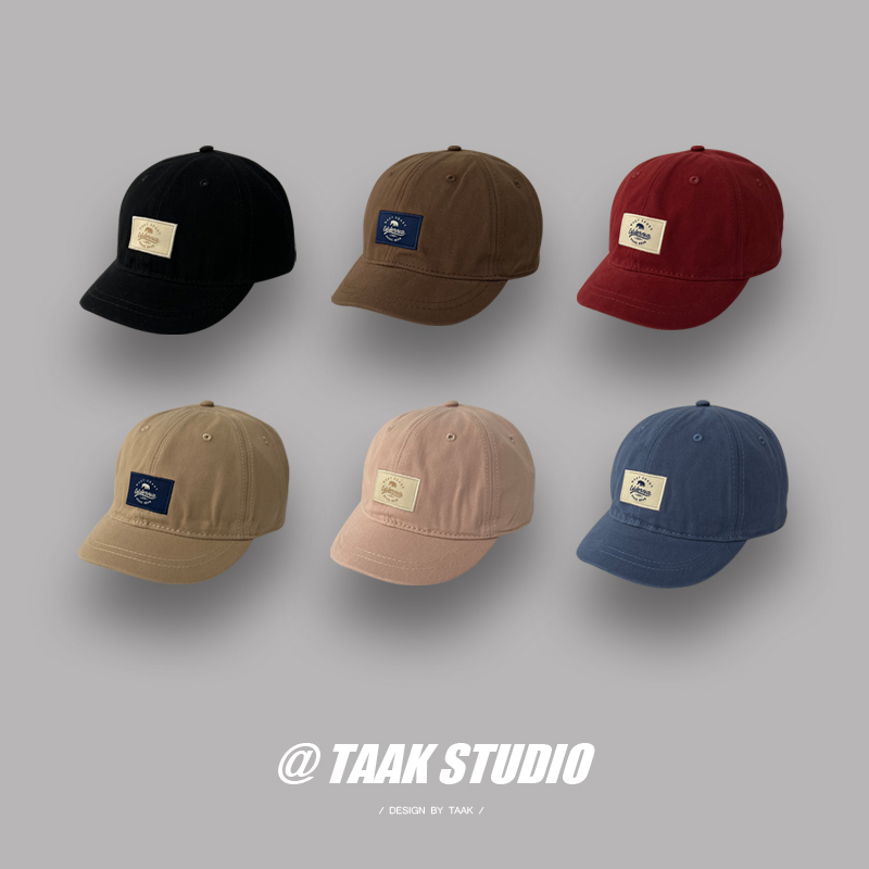 Gorra de béisbol de ala corta para mujer, gorra con visera de ala corta con herramientas Ins de minororía japonesa de verano, para hombre