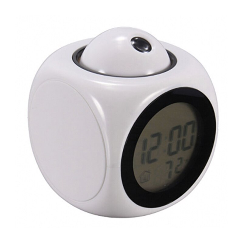 Neue Wecker Digital LCD Display Stimme Sprechen LED Projektion Temperatur Decor Hallo 888