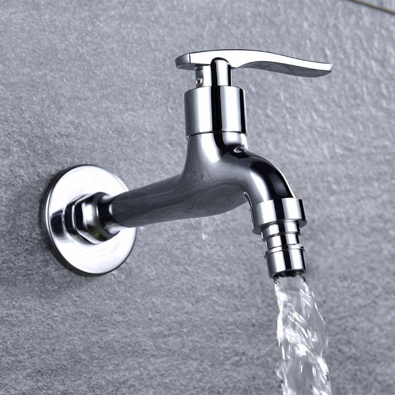 Outdoor Garden Faucet Tap Washing Machine Faucet Brass Kitchen Bathroom Sink Tap Mop Pool Water Taps