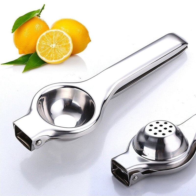 Citrusfruktpress apelsin citron juicepress i rostfritt stål manuell juicepress köksredskap apelsin queezer juice fruktpressning