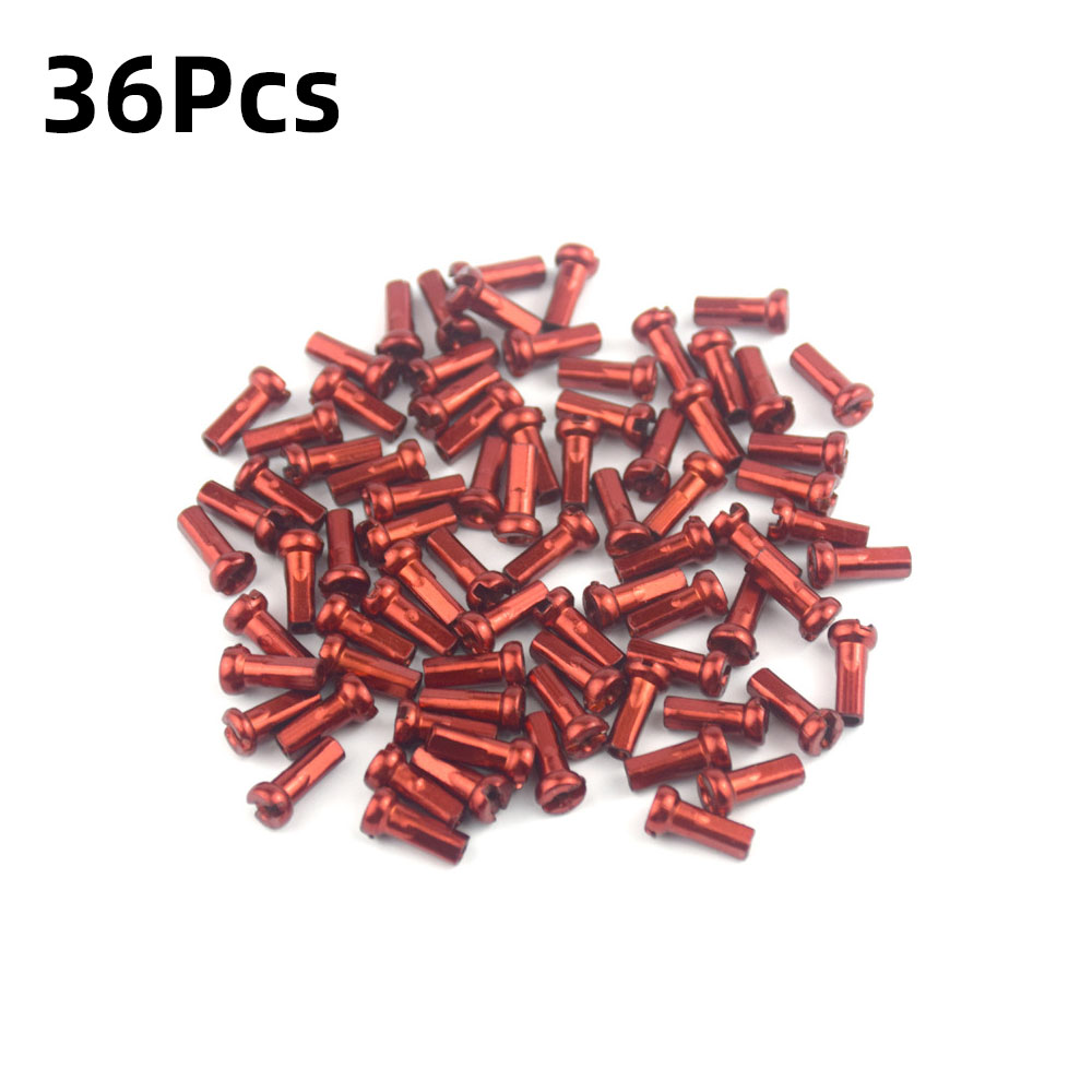 Tapa para radios de bicicleta de 14G, 36/72 Uds., tapa para pezones de rueda de ciclismo para radios de 2mm y 14mm, tetina para radios de rueda colorida: Morado