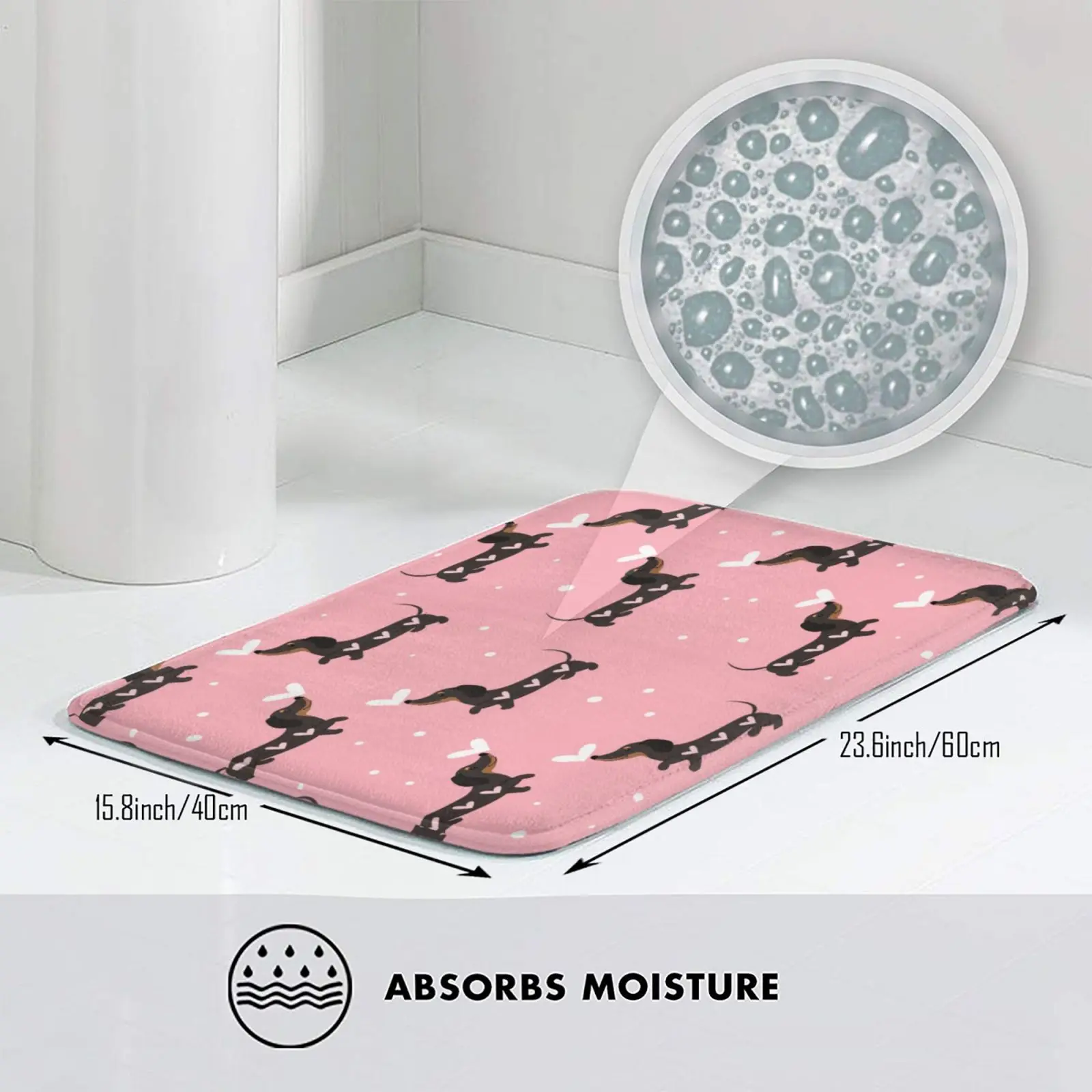 Geen Behoefte Duitse Herder Deurmat 3D Gedrukt Hond Deurmat Antislip Deur Vloermat Decor Veranda Deurmat