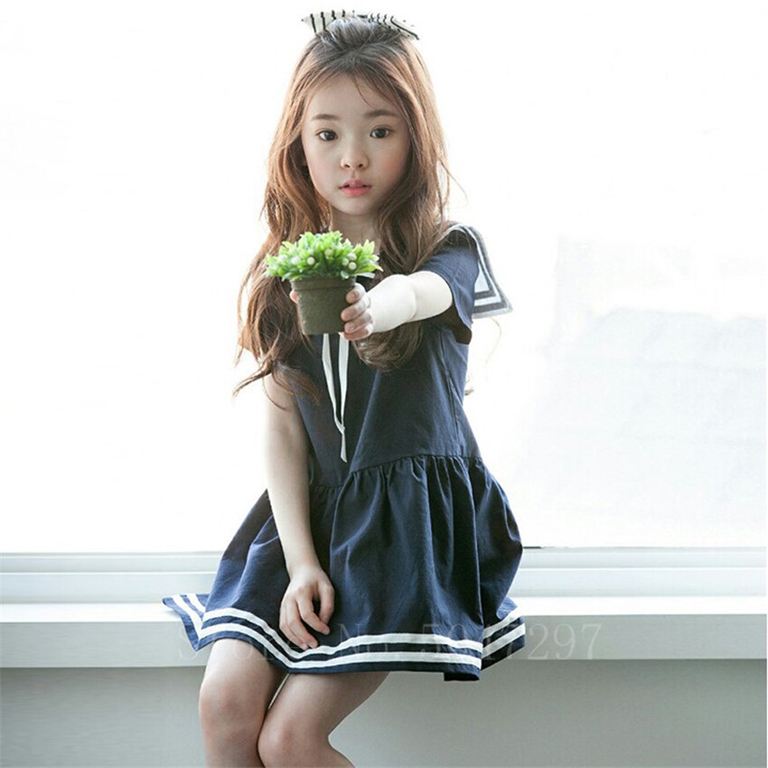 2020 meninas uniforme de marinheiro doce crianças desempenho palco wear manga curta estilo japonês marinha vestido escola uniforme