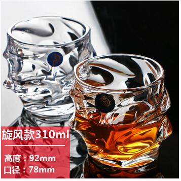 TAQUA Big Whiskey Wine Glass Lead-free Crystal Cups High Capacity Beer Glass Wine Cup Bar Hotel Drinkware Brand Vaso Cop: Pink