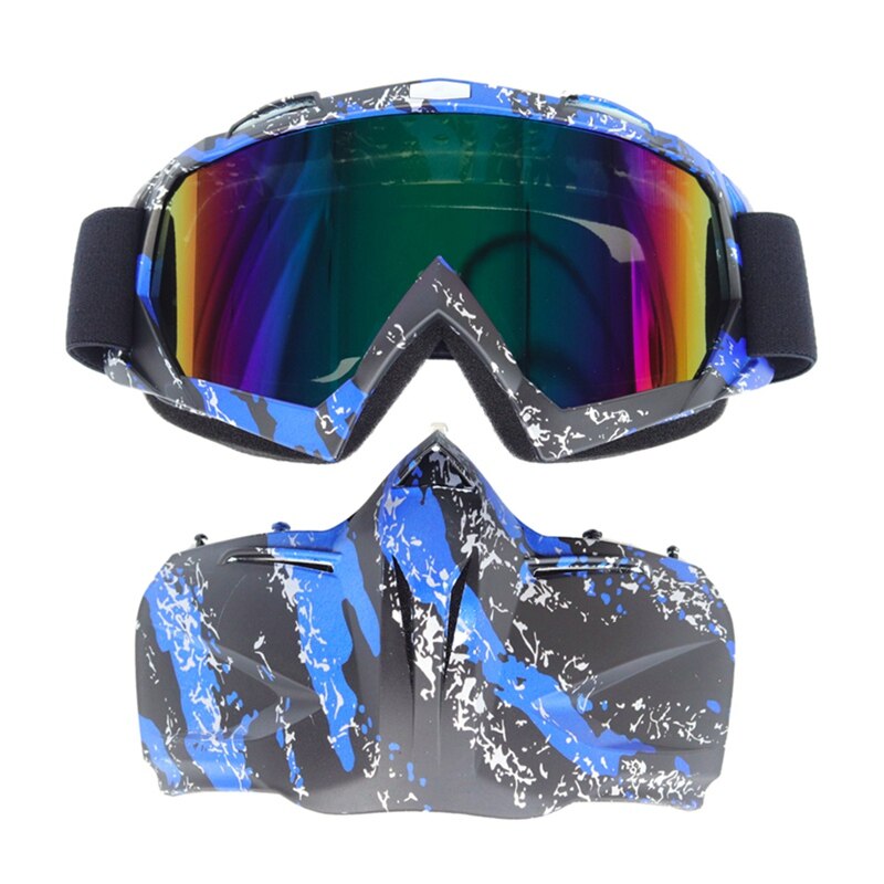 Fahrrad Brille Outdoor-Sport Abnehmbare Schutzbrille Motorrad Reiten Ski Brille Sport Zubehör