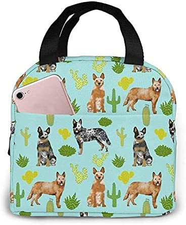 Lunch Bag Cute Pug Dog Lunch Box Insulated Bag Tote Bag For Men/Women Work Travel: SKY BLUE