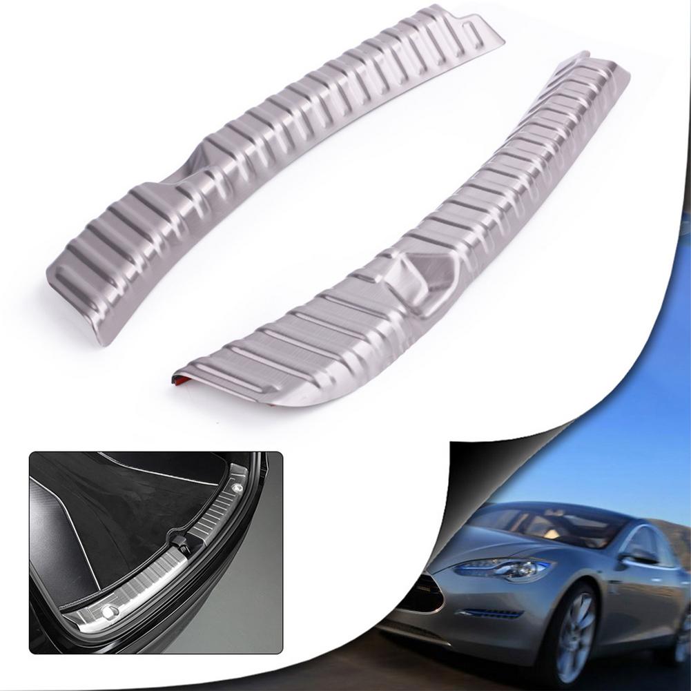 Kofferbak Bumper Voor Tesla Model 3 Auto Achter Boot Cover Trunk Inner Guard Kofferbak Bumper Protector Accessoires