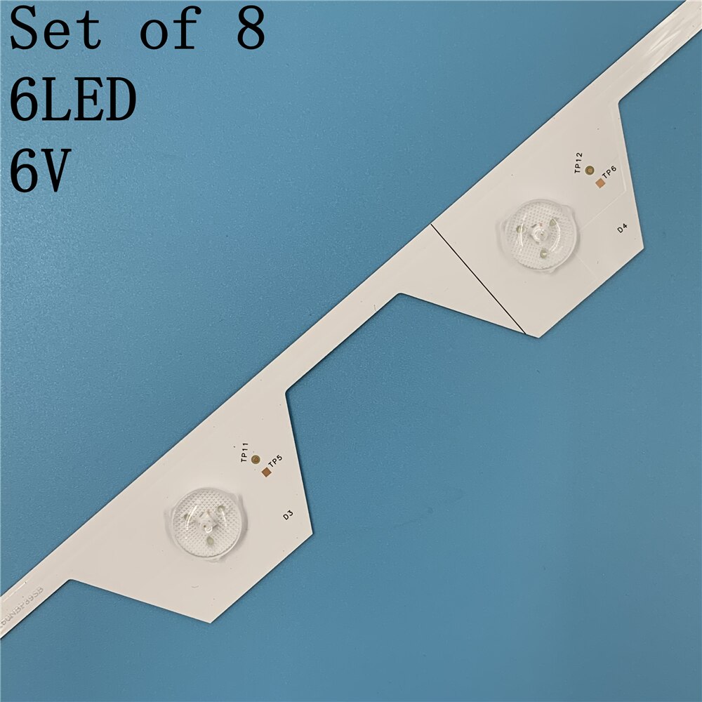 1set=8pieces TCL B50A658U Led backlight TMT-50E5800-8X6-3030C-6S1P-W44 P96REV.V4