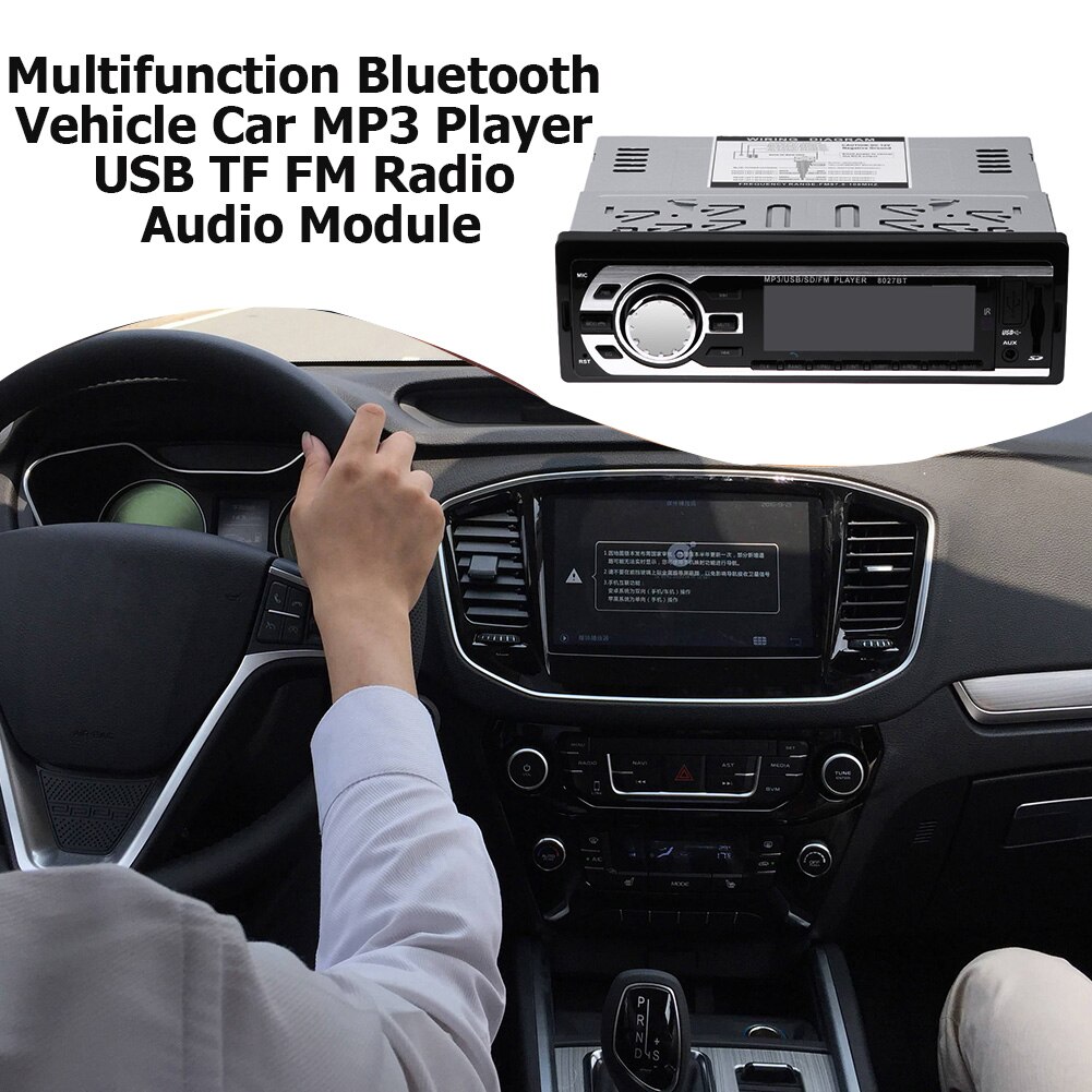 Auto Radio Stereo Speler Digitale Bluetooth Auto MP3 Speler 60Wx4 Fm Radio Stereo Audio Muziek Usb Tf Fm Radio Audio module