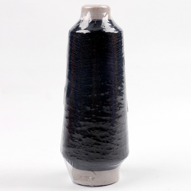Anillo de guía para caña de pescar, accesorio para envolver hilo de construcción, reparación de hilo de Metal fuerte, 1 rollo de 1500m: Black