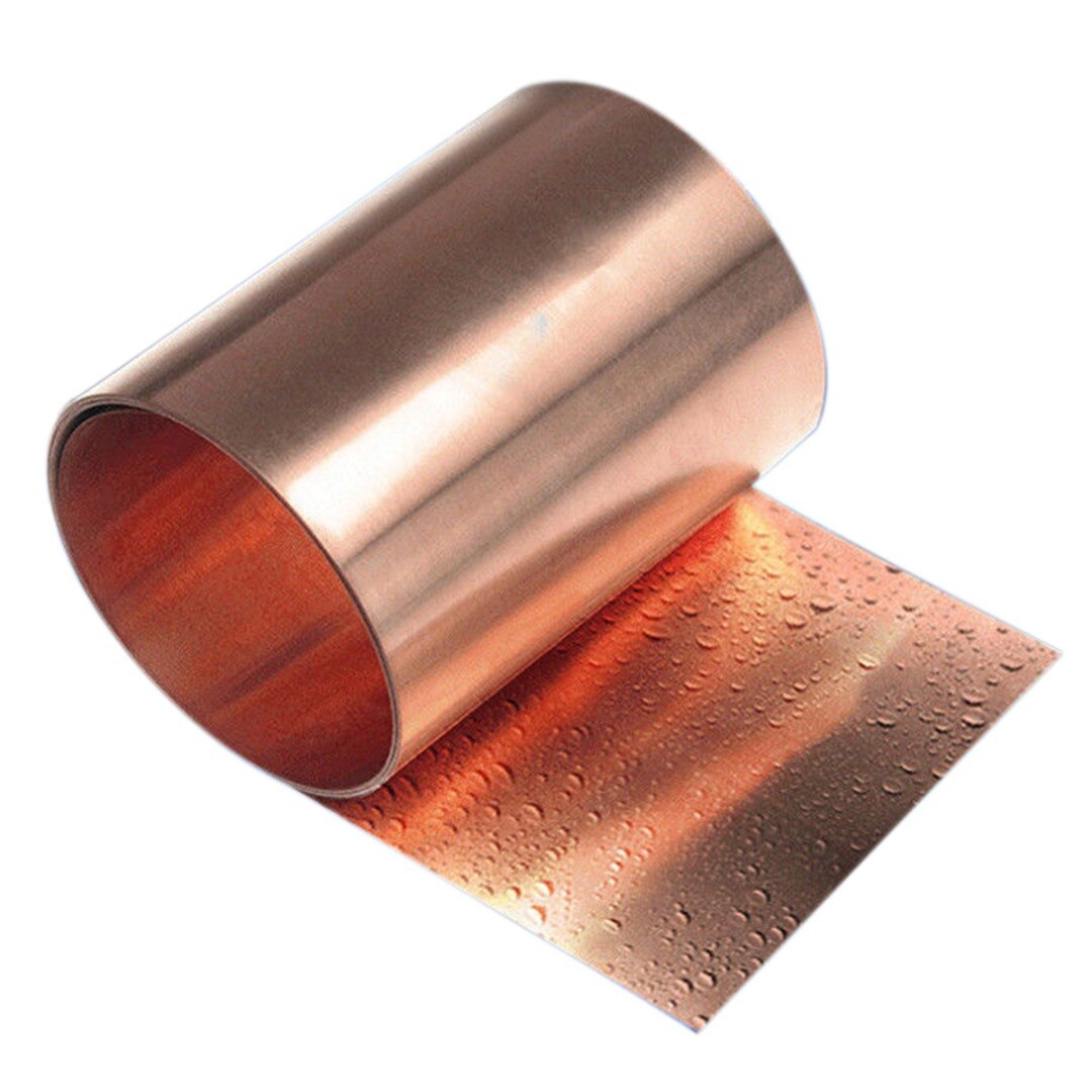 1Pcs 99.9% Zuiver Koper Cut Metal Sheet Folie Roll Tape 0.1*100*1000Mm 33ft 39"