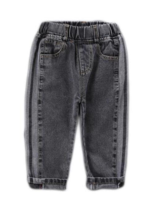 Nuevos pantalones vaqueros para chicos, ropa para niños, pantalones vaqueros de 2 a 6 años, pantalones vaqueros grises de lavado informal, pantalones vaqueros clásicos: 3T-height 100cm