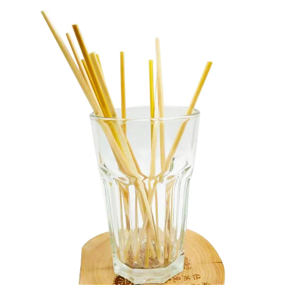 100PCS Portable Drinking Straw 100% Biodegradable Straws Bar Kitchen Accessories
