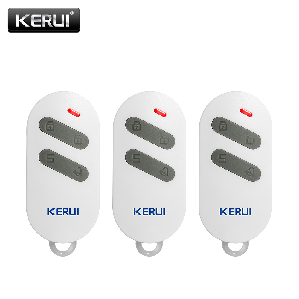 KERUI RC532 Wireless Remote Controller Plastic KeyChain 4 Keys Only For Our Wifi / PSTN / GSM Home Burglar Security Alarm System