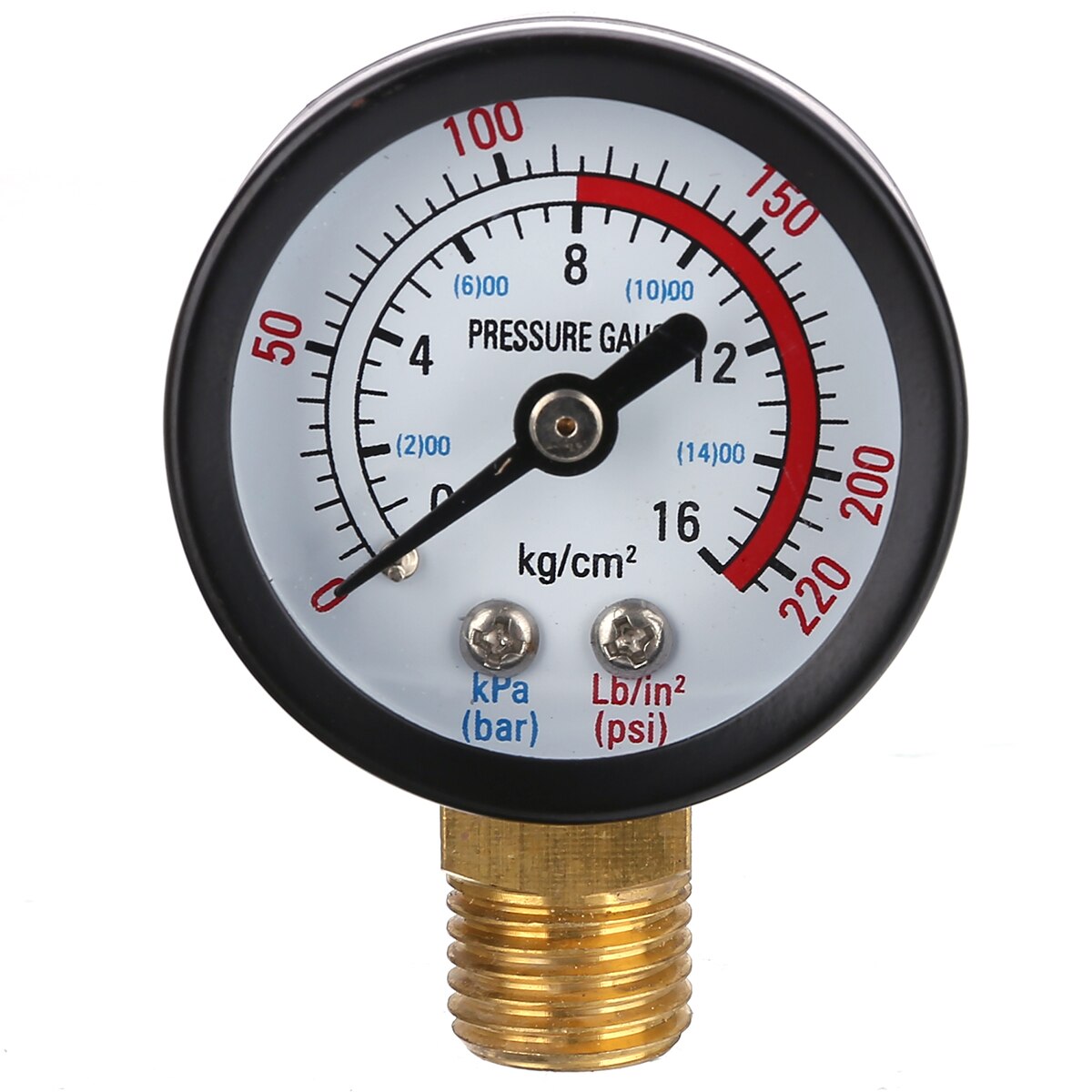 1pc dn20 3/4 &quot; vanntrykkregulator i messing trykkreduksjon justerbar reduksjonsventil med trykkmåler 85*63mm