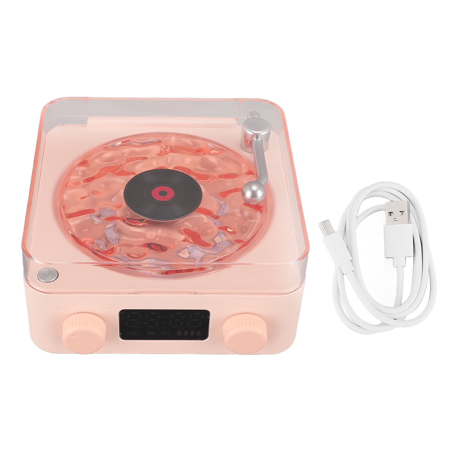 Platenspeler Speaker 3 In 1 Draagbare Bluetooth Speaker Oplaadbare Stereo Geluid Multifunctioneel Stijlvol Voor Woonkamer