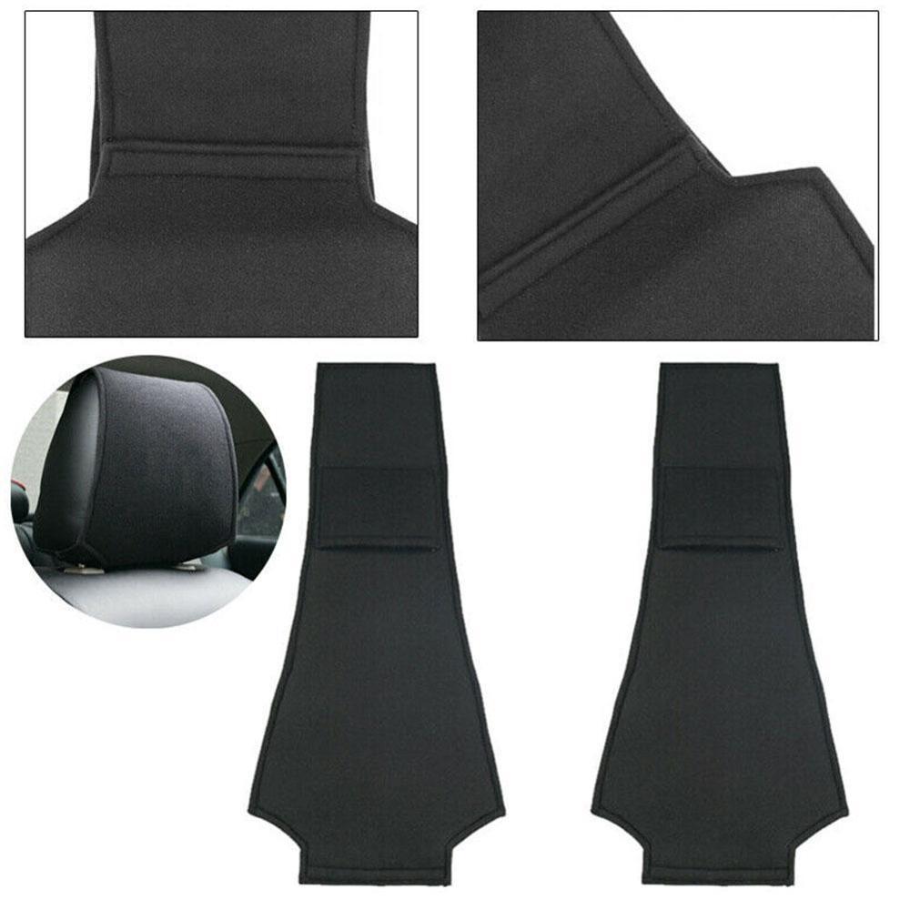 1Pcs Car Seat Terug Hoofdsteun Kussen Stofdicht Cover Katoen Ondersteuning Pad 62x14cm