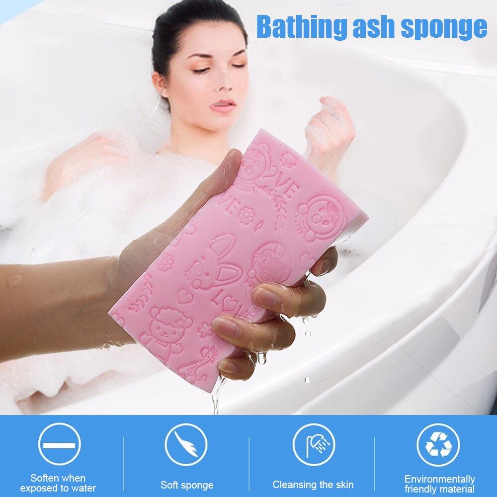 Magic Bath Sponge Exfoliating/Dead Skin Removing Sponge Body Massage Cleaning Shower Brush Bath Tools Bathroom For Kids Adult