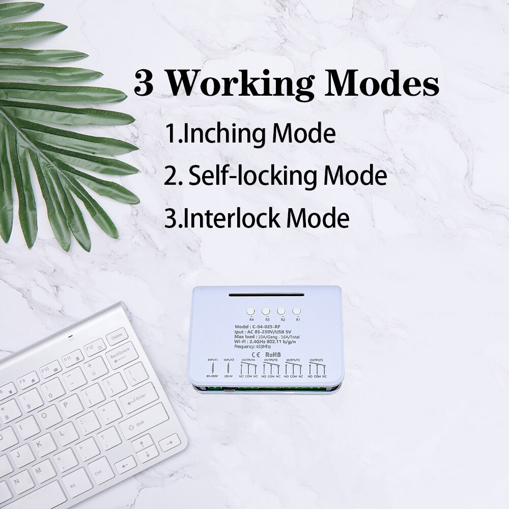 Wifi Smart Met Shell Switch Module Voor Verlichting/Huishoudapparatuur 4ch 10A Relais Ac/Dc 5/12/32V Ewelink Genieten Smart Leven