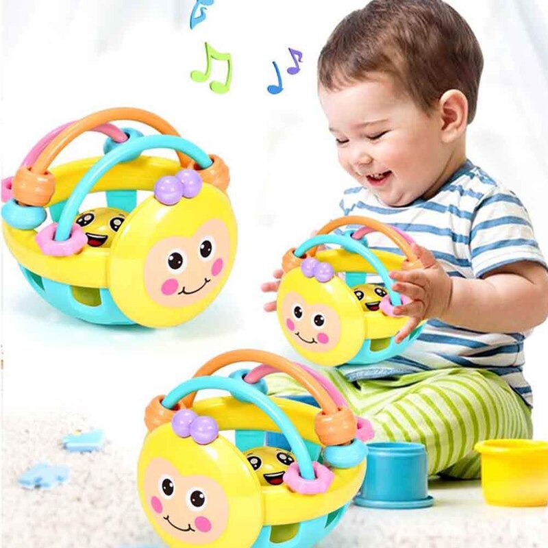 6 Stks/set Baby Speelgoed Bal Set Ontwikkelen Baby Tactiele Zintuigen Speelgoed Touch Hand Bal Speelgoed Baby Training Bal Massage zachte Bal: 1pc rubber ball