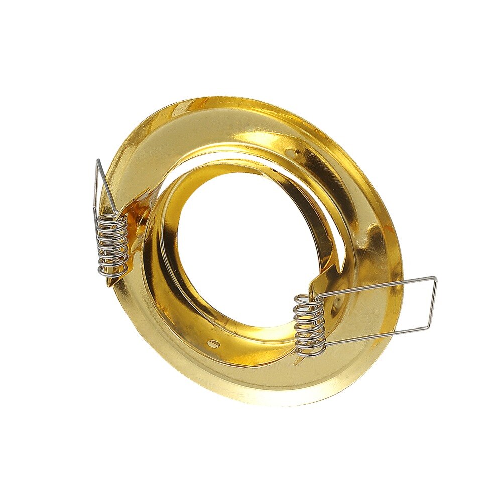 Cheaper Golden Color Recessed Led Ceiling Fittings Led Spotlight Gu10 Mr16 Fixture Fame Trims