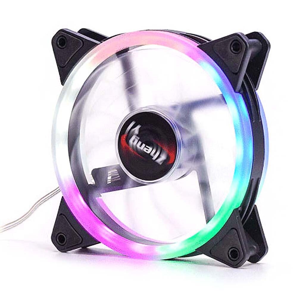 120mm Ultra Silent Computer PC Case Fan Connector Easy Installed Fan: Multicolor