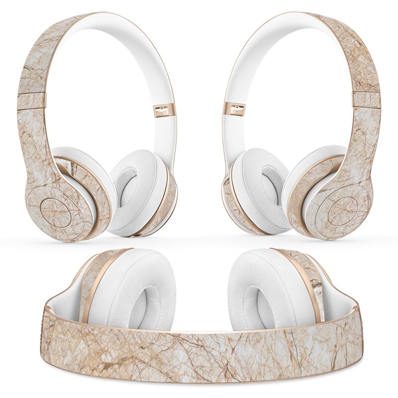 Marbling Headphone Sticker for Beats Solo 2 solo 3 Wireless Headphone skin sticker for solo2 solo3 vinyl sticker: TN-Solo2-0196