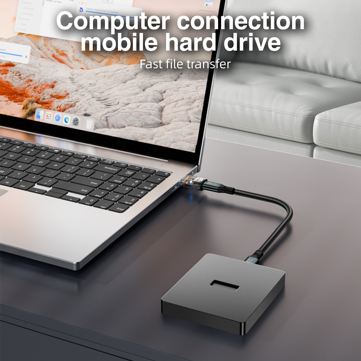 USB 3.1 GEN 2 Male to Type-C Female Adapter, Support Both 10Gbps Charging & Data Transfer, USB A to USB C 3.1 Converter for PC