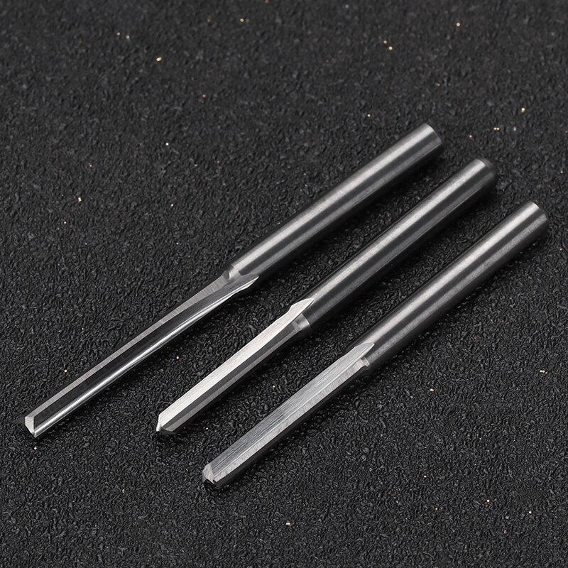 XCAN Straight Slot Milling Cutter 3.175mm Shank 1.0-3.175mm 2 Flute CNC Router Bit Carbide End Mill CNC Machine Milling Tool