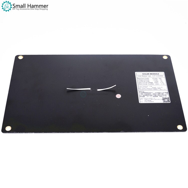 No voltage regulator 6V1A 6W5V monocrystalline silicon panel Solar teaching aid