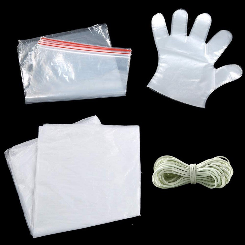 68 Stuks Diy T-shirt Stoffen Tie-Dye Kits Voor Kids Adult Party Groep Diy Dye Kit Rubber Band Wegwerp tool Set D3