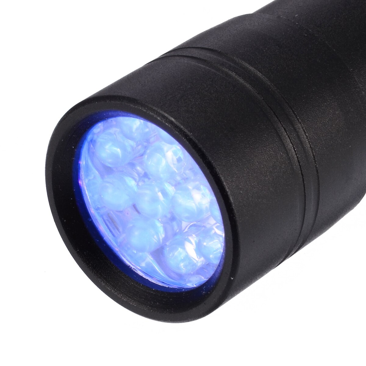 Led Black UV Flashlight Battery Powered Ultra Bright Torch Distinguish Tool UV Torch