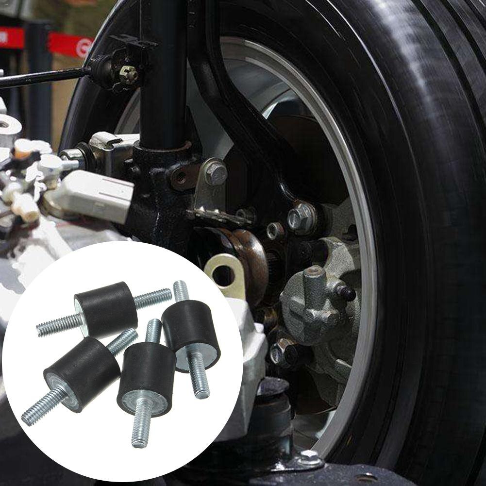 4 Uds M6 modificación del coche soportes de goma 20mm de diámetro x 20mm de largo macho M6 generador Anti Vibración Interior de escape