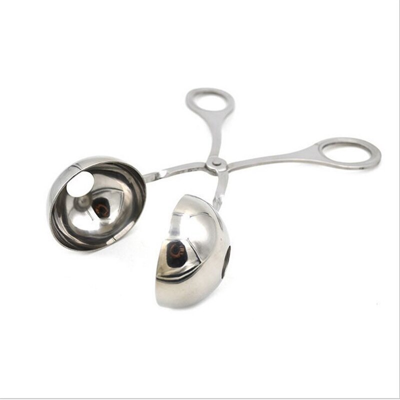 Köttbullsmaskin rostfritt stål gör-det-själv fisk kött ris nötkött köksredskap skopa klämma enkla praktiska köksredskap kök press