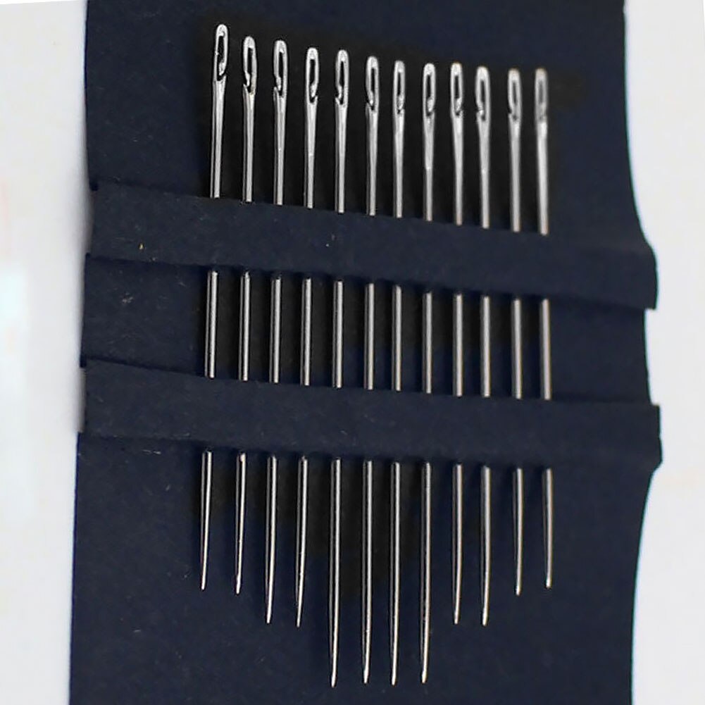12pcs Side Hole Sewing Needles Stainless Steel Eld... – Vicedeal