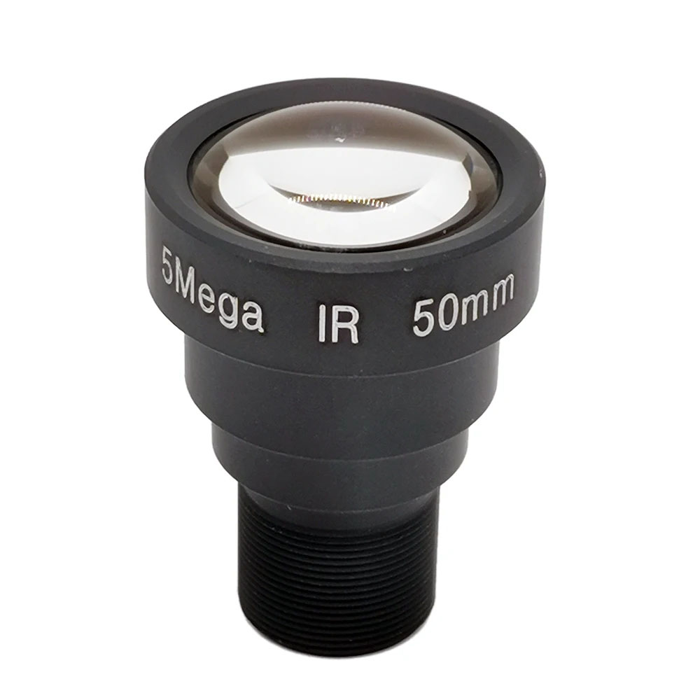 Lente de cámara CCTV de longitud Focal larga HD 5MP M12 50mm 35mm 25mm lente de 5 megapíxeles para cámara de seguridad IP analógica AHD EKEN SJCAM
