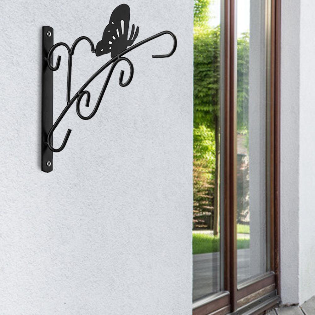 Ijzeren Haak Hang Lantaarn Plant Bloem Pot Smeedijzeren Haken Tuin Decoratie Home Decor Muur Haak Hanger Rack Wanddecoratie