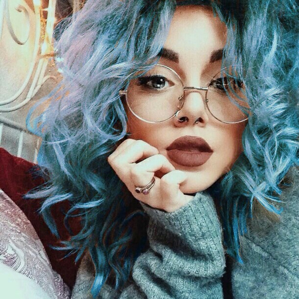 neue unisex Klassische Jahrgang Brille Rahmen Runde Objektiv Flache Myopie Optische Spiegel Einfache Metall Frauen/Männer Moto gläser rahmen 29