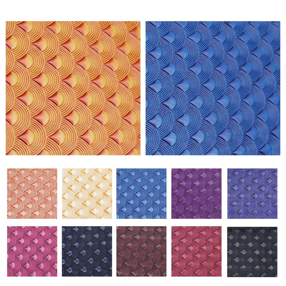 David accessories-tela de cuero sintético de imitación, 20x33cm, escamas de pescado, textura para golpes, costura DIY, lazo para el pelo, bolso, zapatos, 1Yc6149