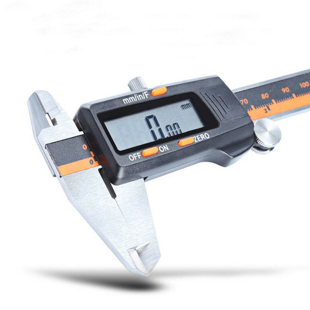 Micro Meter 150MM LCD Digital Vernier Dial Caliper Stainless Steel Gauge Micrometer Electric 6 Inch Electronic Carbon
