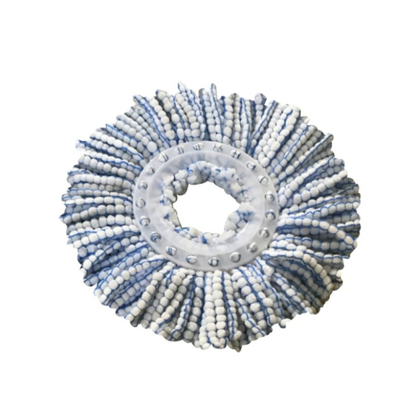 360 Rotating Round Fiber Mop Head Replaceable Microfiber Mop Heads universal circular Super absorbent Mop Refillment: A5