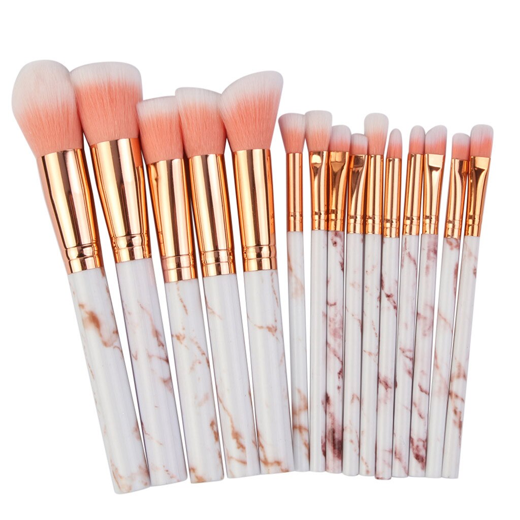 15 Stuks Make Up Borstels Multifunctionele Make-Up Kwasten Concealer Oogschaduw Foundation Make-Up Borstel Set Tool Pincel Maquiagem: Roze