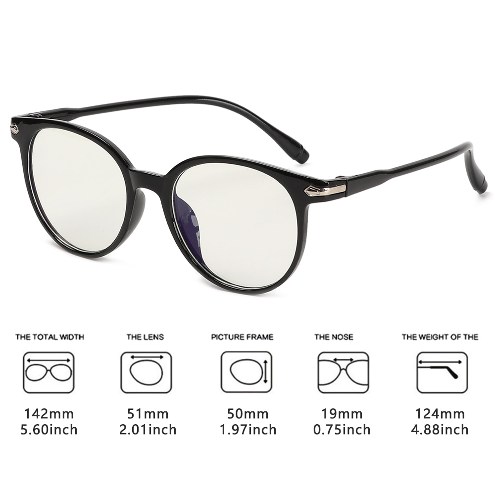 Hars Lens + Pc Frame Vrouwen Mode Ultralight Classic Vintage Optische Brilmonturen Transparante Bril Unisex
