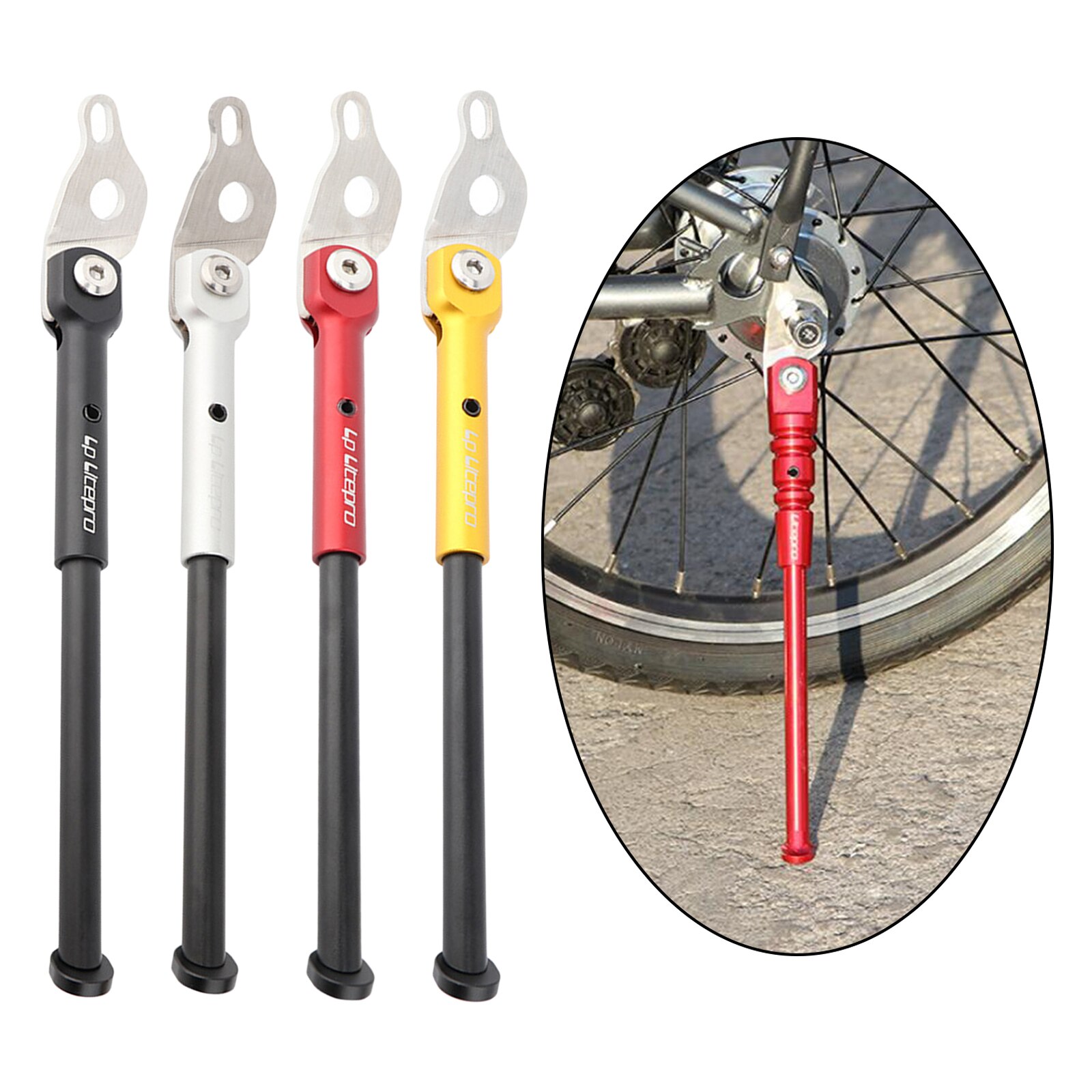 Béquille de vélo 16 pouces en alliage d&#39;aluminium, pied adapté pour vélo K3 Plus pour enfants